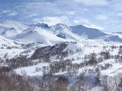 snow capped mountain during daytime thumbnail