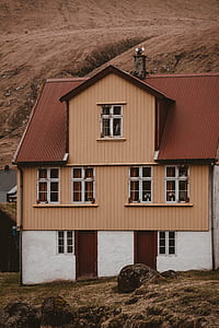 brown and white wooden house thumbnail