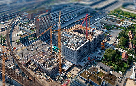aerial view of concrete buildings thumbnail