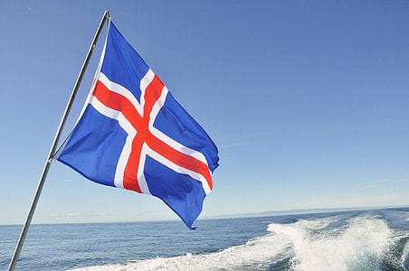 waging blue, white, and red cross flag thumbnail