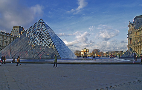 glass structure under blue sky thumbnail