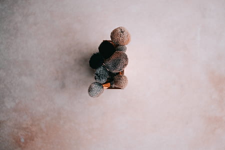 brown stones on beige cloth thumbnail