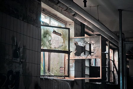 broken windows inside room thumbnail