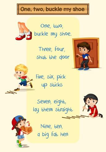 One Two Buckle My Shoe Concept Eps File Free Graphics Uihere