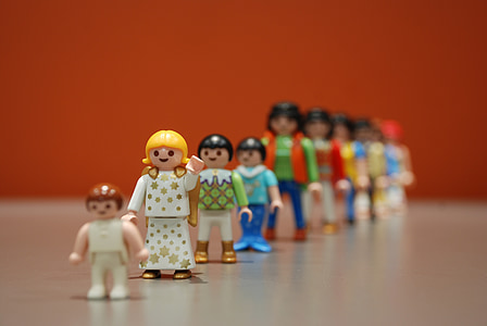 plastic action figures in shallow-focus shot thumbnail
