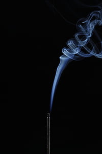 closeup photo stick with smoke thumbnail