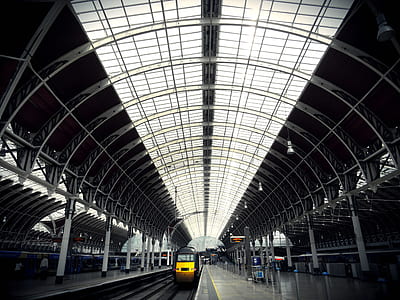 city, building, train, tunnel thumbnail