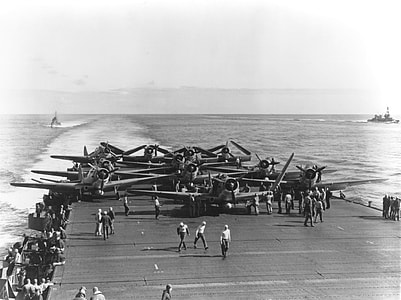 Devastators on the USS Enterprise in World War II, Battle of Midway thumbnail