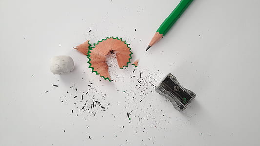 wood, pencil, rubber, school thumbnail