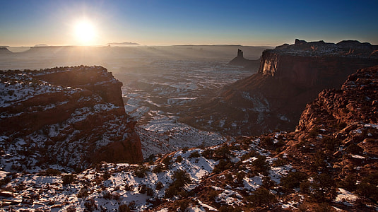 mountains covered with snow thumbnail