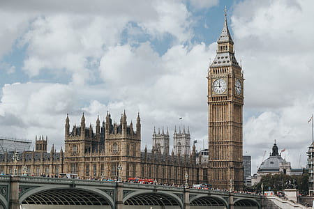 Westminster palace, and Elizabeth Tower, London thumbnail