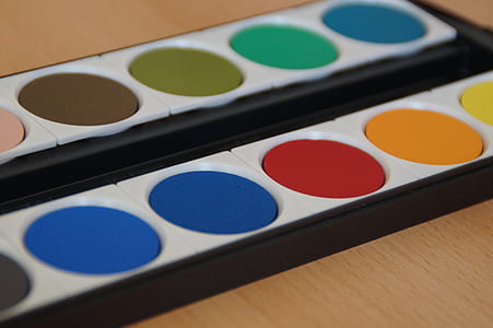 two boxes of water colors thumbnail