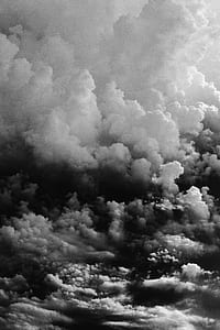 grayscale photography of clouds thumbnail