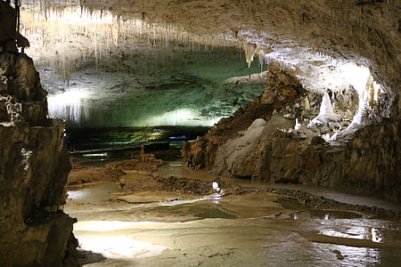 selective focus photography of cave thumbnail