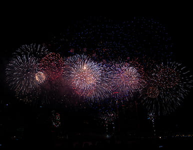 fireworks during nighttime thumbnail