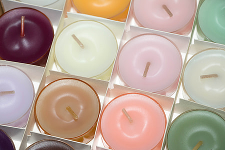 Different Colored Scent Candles thumbnail