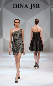 two women walking on Dina JSR runway thumbnail