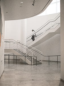 person walking down stairs thumbnail