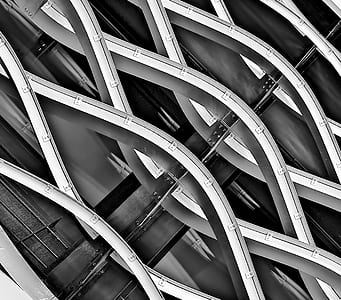 steel, metal, pattern, architecture thumbnail