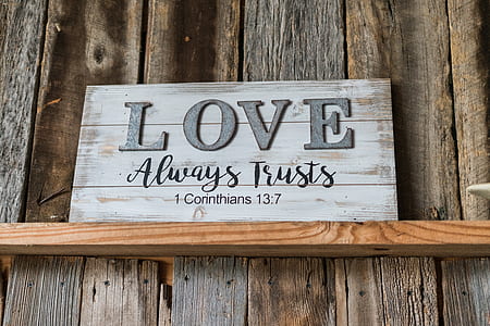 Love Always Trusts signage thumbnail