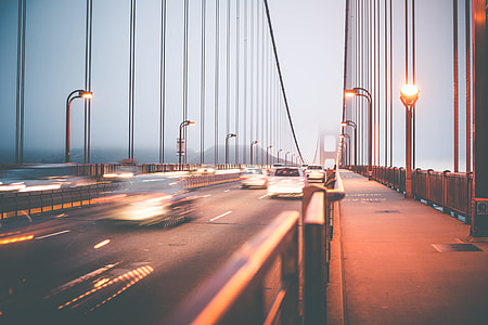 Evening Traffic on the Golden Gate Bridge thumbnail