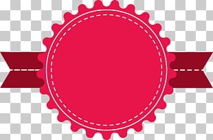 Badge Lanyard Logo Ribbon Name tag, Cartoon red card, red logo illustration PNG clipart