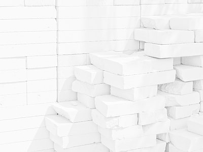 pile of white bricks thumbnail