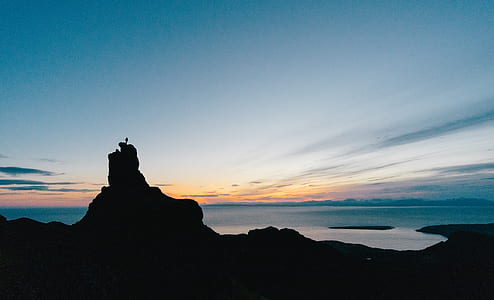 person, silhouette, panoramic, panorama thumbnail