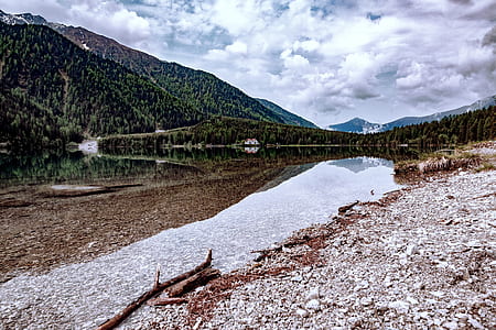 landscape, mountains, nature, sky thumbnail