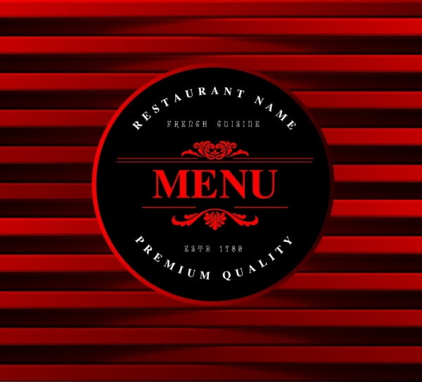 Commonly Restaurant Menu Cover Template Vector Set Free