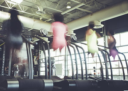 four women on treadmill inside room thumbnail