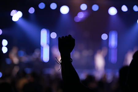 silhouette of person raising hand thumbnail