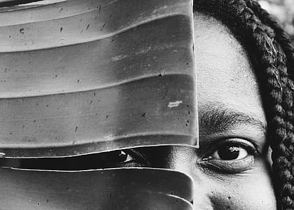 grayscale photo of human eyes thumbnail