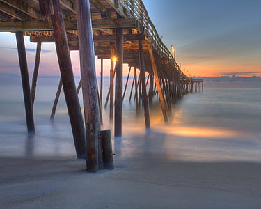 closeup photo of brown wooden bridge thumbnail