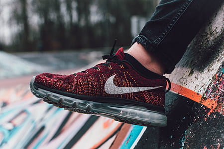 person wearing Nike basketball shoe thumbnail