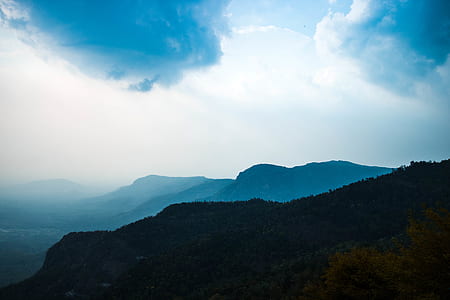 silhouette of mountain peak thumbnail
