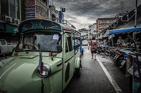 Woman Walking on the Street thumbnail