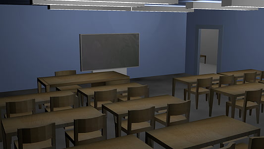 room with tables and chair illustration thumbnail