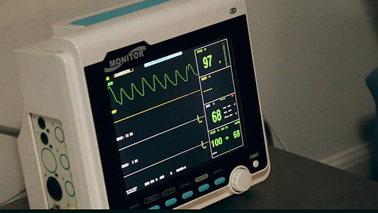 white oscilloscope displaying at 97 and 68 thumbnail