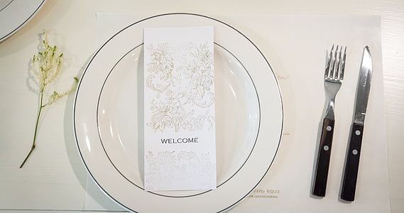 plated beside the fork and knife thumbnail