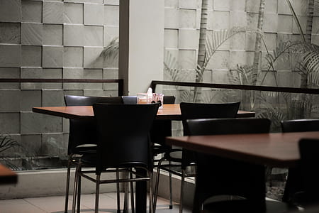 wooden dining table with chairs thumbnail