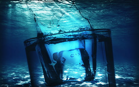 time lapse photography of underwater drop thumbnail