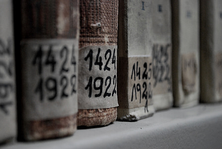 selective focus photography of brown 1424 1922 book thumbnail