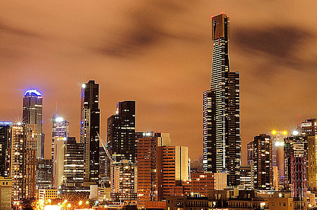 time-lapse photograph of city scrapers thumbnail