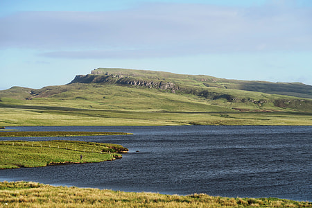 landscape photo of black and green land thumbnail