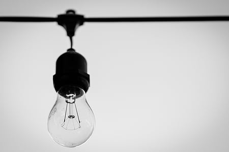 turned off white light bulb thumbnail