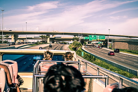 brown concrete bridge under blue sky thumbnail