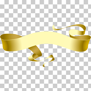 Ribbon , Elegant gold ribbons, gold ribbon PNG clipart