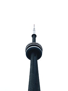 black tower under clear sky thumbnail
