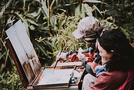 Two Persons Painting Artwork thumbnail